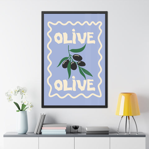 Olive - Framed Poster for Home Decor – Ideal for Kitchen and Dining Spaces
