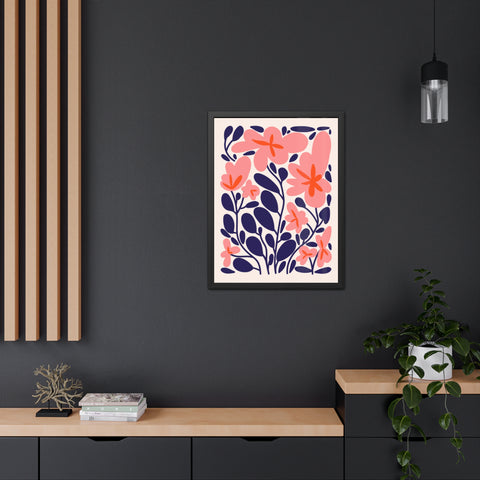 Florish 1 - Botanical Framed Poster | Floral Wall Art for Home Decor