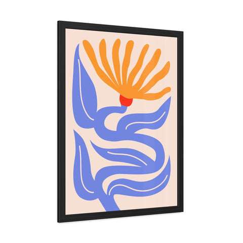 Marinda 4 - Vibrant Floral Framed Poster | Modern Art Decor for Home & Office