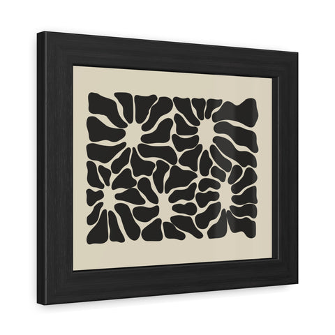 Melancholy 2 - Abstract Framed Poster - Modern Art Wall Decor for Minimalist Spaces