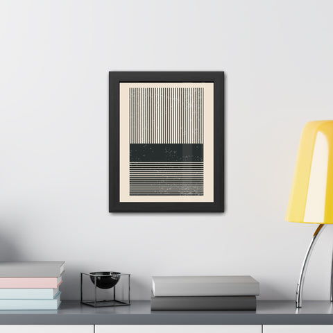 Ink Stamp 5b - Minimalist Framed Poster – Modern Wall Art for Home Decor