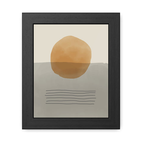 Watercolor Abstract 3 - Framed Print
