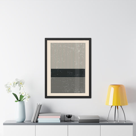 Ink Stamp 5b - Minimalist Framed Poster – Modern Wall Art for Home Decor
