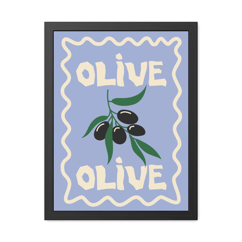 Olive - Framed Poster for Home Decor – Ideal for Kitchen and Dining Spaces