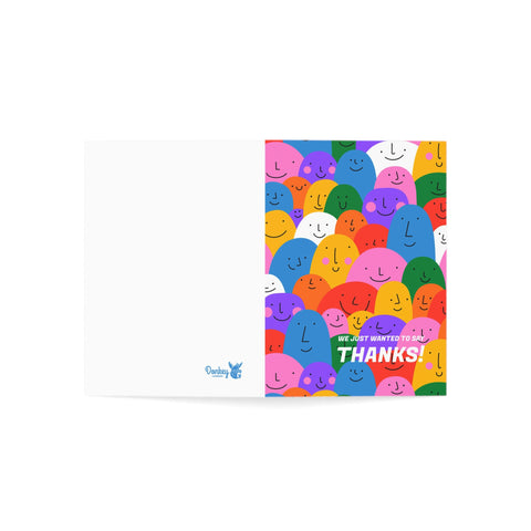 We just wanted to say thanks - Greeting Card