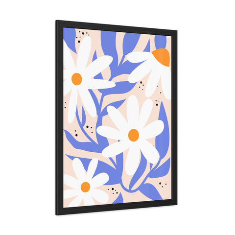 Marinda 10 - Floral Framed Poster – Cheerful Daisy Wall Art for Home Décor