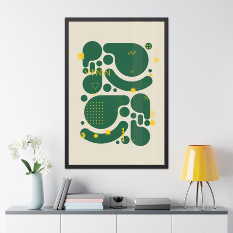 Kinta 5 - Modern Abstract Framed Poster for Stylish Home Decor