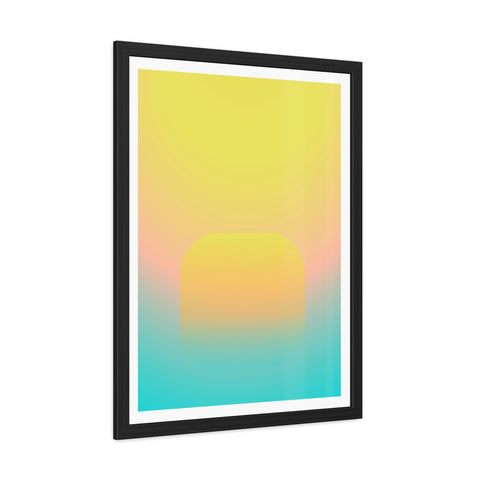 Sunrise 1 - Abstract Gradient Framed Posters - Modern Wall Art for Home Decor