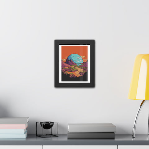 Astrum 3 - Vibrant Framed Poster – Scenic Landscape Art for Home Décor