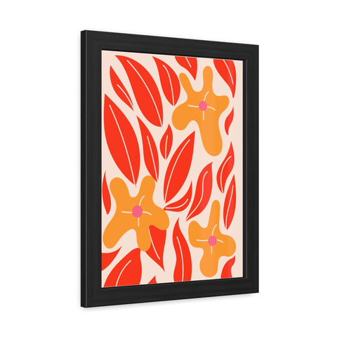 Marinda 2 - Vibrant Floral Framed Poster for Home Decor