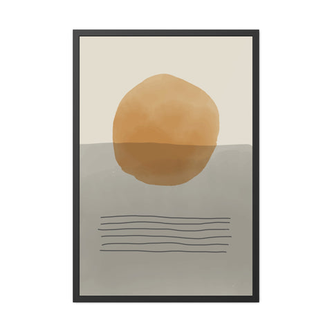 Watercolor Abstract 3 - Framed Print