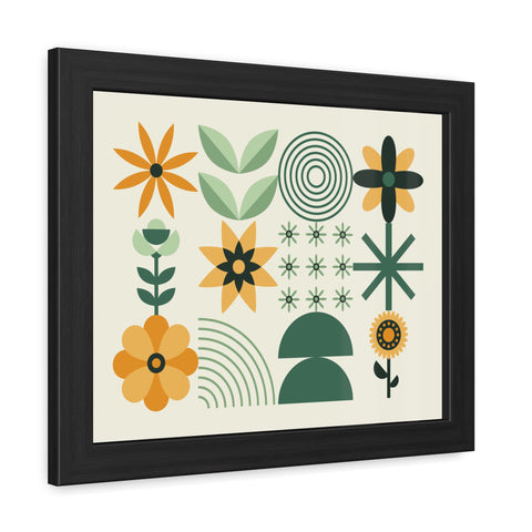 Farmhouse 2 - Botanical Framed Poster - Modern Floral Art for Home Decor