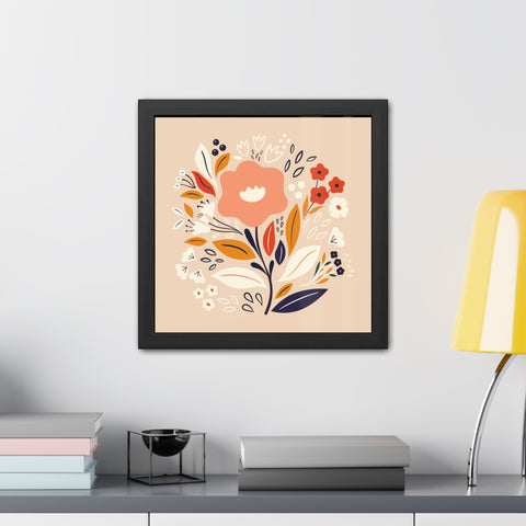 Bloom 3 - Floral Framed Poster – Vibrant Wall Art for Home Decor