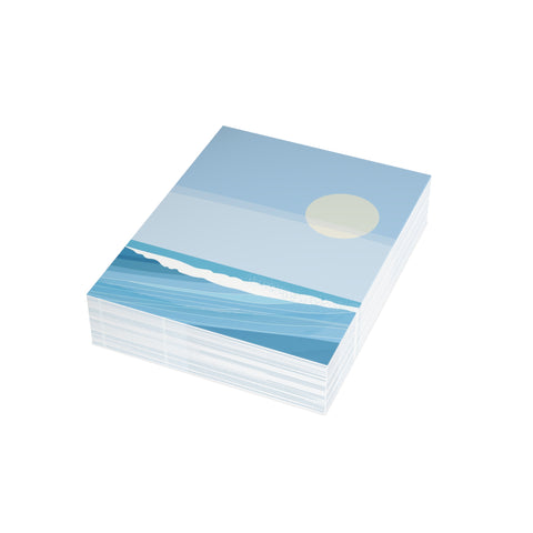 Ocean Wave Greeting Card — Abstract Greeting Card - Illustrated, Beautiful, any occasion