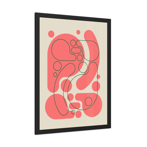 Kinta 4 - Abstract Line Art Framed Posters - Modern Home Decor