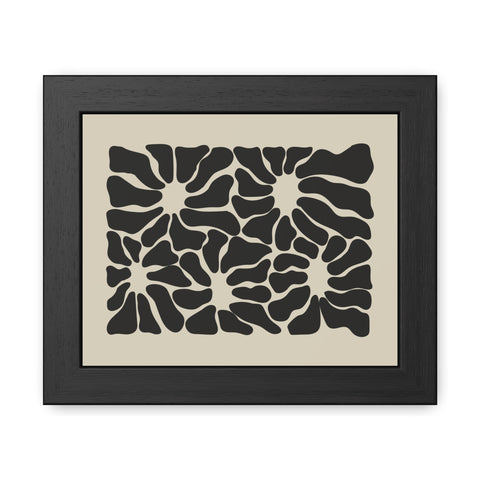 Melancholy 2 - Abstract Framed Poster - Modern Art Wall Decor for Minimalist Spaces