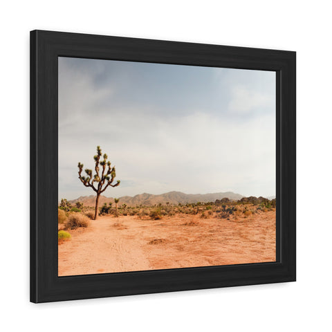 Coachella Valley - Desert Landscape Framed Poster - Serene Wall Art for Home & Office