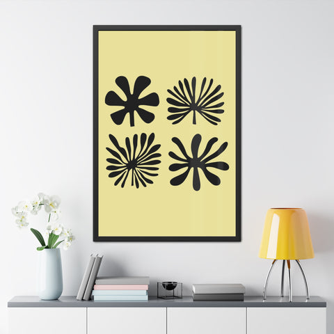 Lotus - Botanical Framed Poster - Modern Wall Art