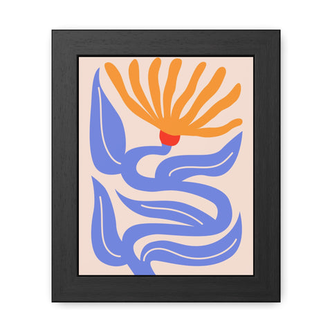 Marinda 4 - Vibrant Floral Framed Poster | Modern Art Decor for Home & Office