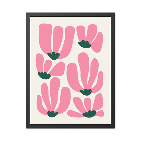 Natural Formation 2 - Vibrant Floral Framed Poster Art | Modern Home Décor | Gift for Plant Lovers