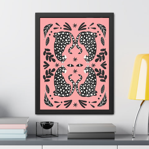 Mirror 2 - Stylish Framed Animal Print Poster - Modern Home Decor