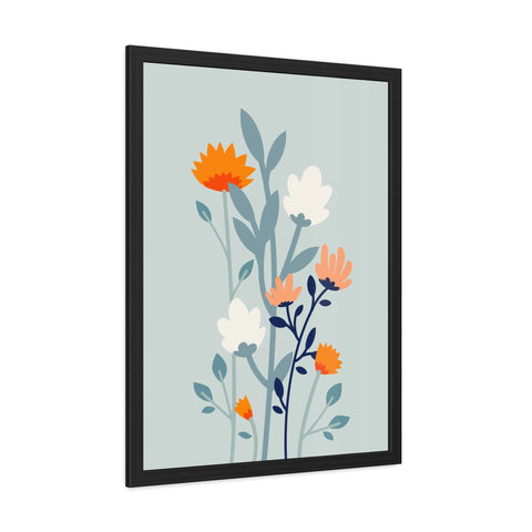 Floral Growth 1 - Framed Poster - Aesthetic Wall Art for Home Decor