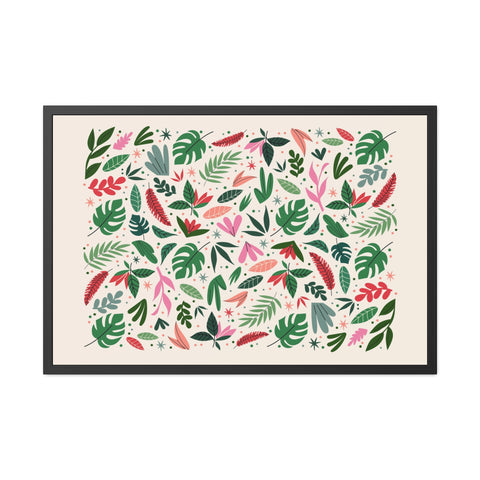 Almost that time of the year - Vibrant Floral Framed Poster | Botanical Wall Art for Home Decor