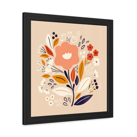 Bloom 3 - Floral Framed Poster – Vibrant Wall Art for Home Decor