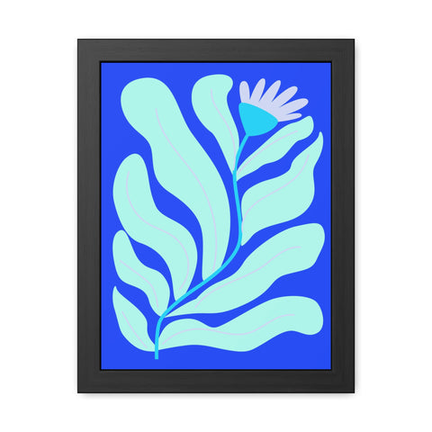 Italian Kitch 3 - Vibrant Floral Framed Poster - Modern Botanical Wall Art for Home Decor