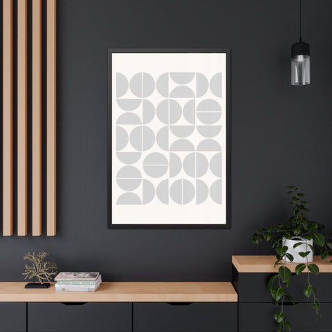 Crown 1 - Minimalist Geometric Framed Poster - Modern Wall Art for Home Decor