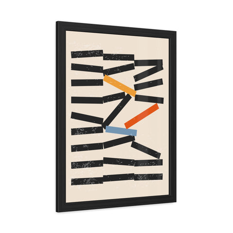 Jarrod 1 - Abstract Framed Poster - Modern Wall Art for Home Decor