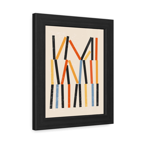 Jarrod 3 - Abstract Framed Poster - Modern Art Wall Decor for Home & Office