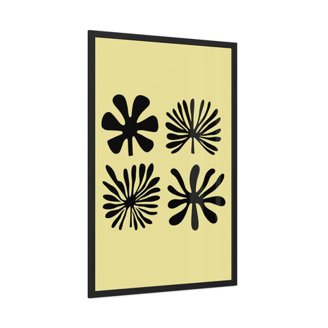 Lotus - Botanical Framed Poster - Modern Wall Art