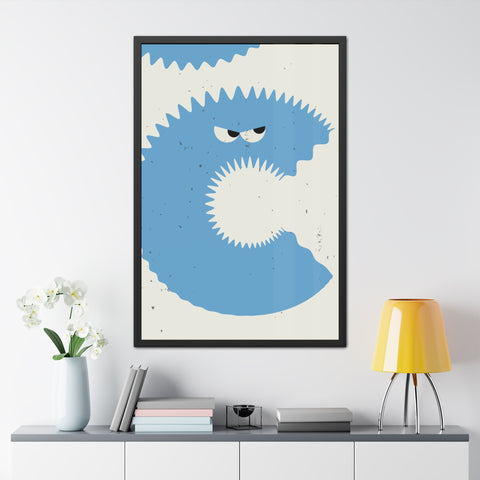 Lettermon C - Whimsical Framed Posters – Unique Wall Art for Fun Spaces