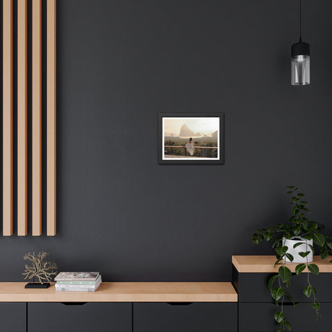 The View - Serene Landscape Framed Poster - Tranquil Nature Wall Art for Home Décor