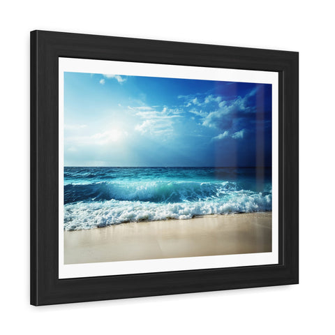 Coastal Lightshift - Framed Poster - Ocean View Wall Art for Beach Lovers