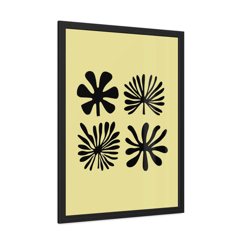 Lotus - Botanical Framed Poster - Modern Wall Art