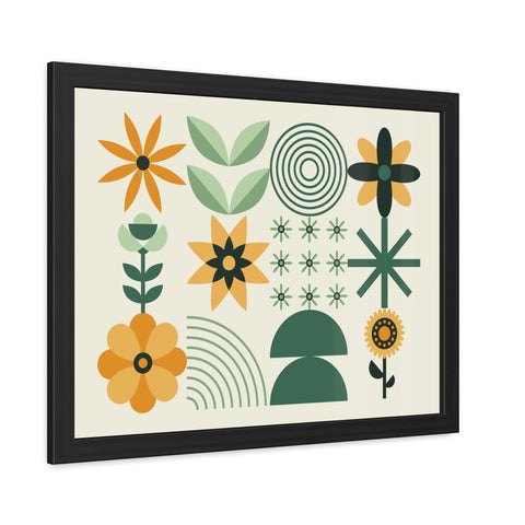 Farmhouse 2 - Botanical Framed Poster - Modern Floral Art for Home Decor