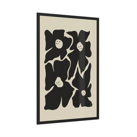 Boho Floral 1 - Framed Poster - Modern Wall Art for Home Decor