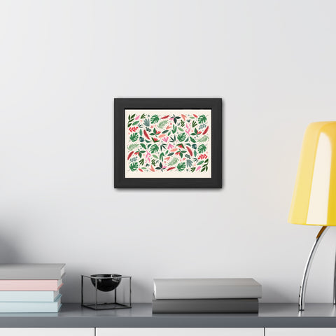 Almost that time of the year - Vibrant Floral Framed Poster | Botanical Wall Art for Home Decor