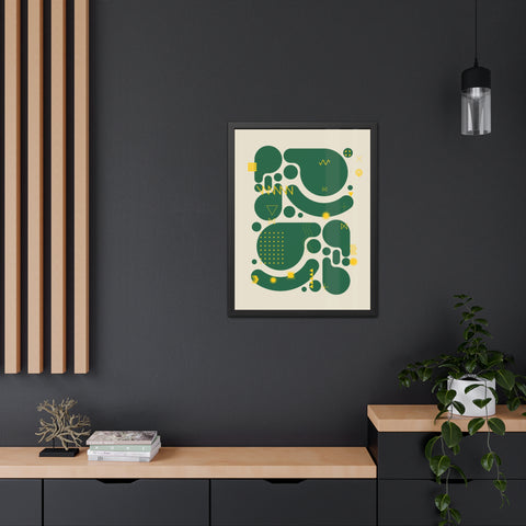 Kinta 5 - Modern Abstract Framed Poster for Stylish Home Decor