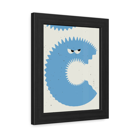 Lettermon C - Whimsical Framed Posters – Unique Wall Art for Fun Spaces