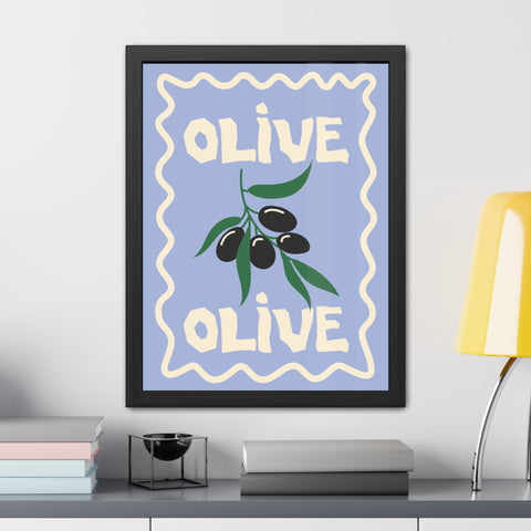 Olive - Framed Poster for Home Decor – Ideal for Kitchen and Dining Spaces