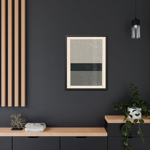 Ink Stamp 5b - Minimalist Framed Poster – Modern Wall Art for Home Decor