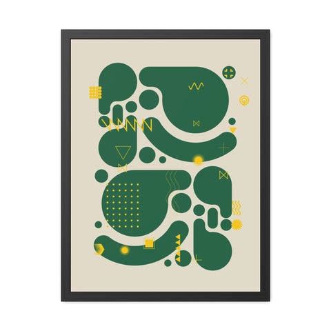 Kinta 5 - Modern Abstract Framed Poster for Stylish Home Decor