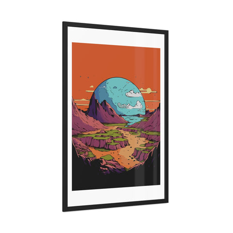 Astrum 3 - Vibrant Framed Poster – Scenic Landscape Art for Home Décor