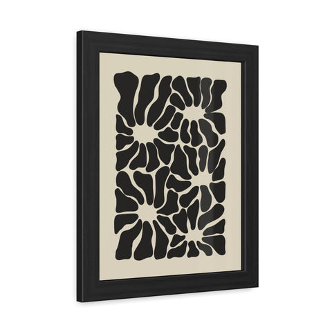 Boho Floral 2 - Abstract Wall Art Framed Posters - Modern Home Decor