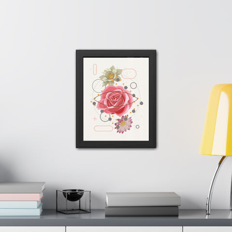 Lavish 2 - Boho Floral Framed Poster - Modern Home Aesthetic Decoration
