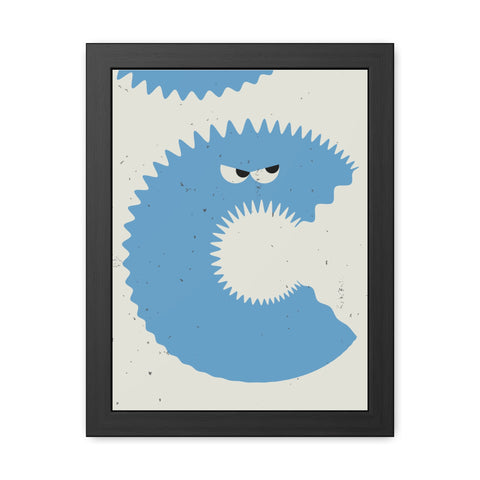 Lettermon C - Whimsical Framed Posters – Unique Wall Art for Fun Spaces