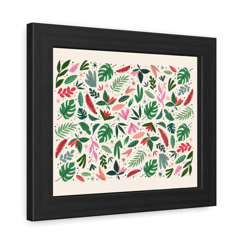 Almost that time of the year - Vibrant Floral Framed Poster | Botanical Wall Art for Home Decor